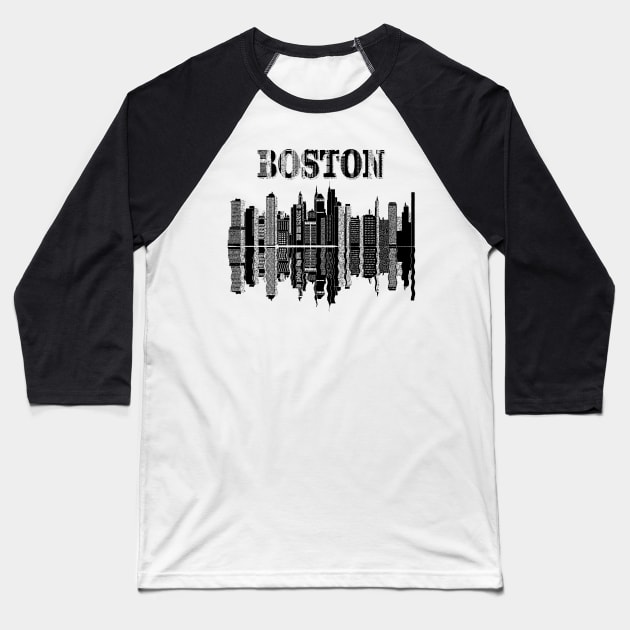 BOSTON CITY(stones) Baseball T-Shirt by sonirt55